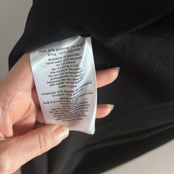 Jules & Cleo Davids Bridal Bridesmaid Semi-Formal Black Dress Size 8 - Picture 11 of 11